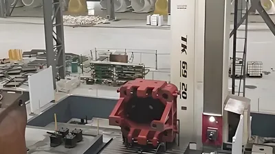 Mandrinadora-fresadora para piezas de aerogeneradores 2