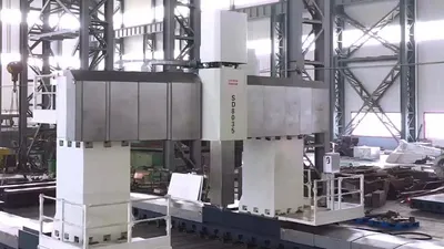 Mandrinadora-fresadora CNC tipo gantry / pórtico