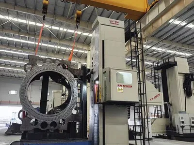 Mandrinadora-fresadora CNC de piso